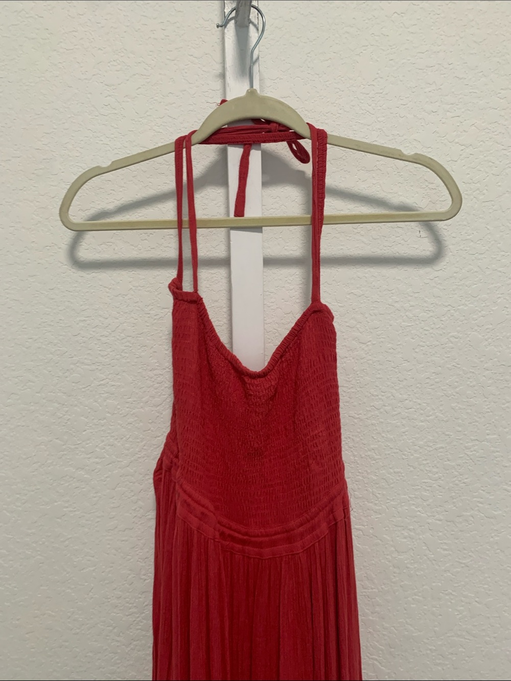 Free People Red Halter Maxi Dress - Picture 2 of 10